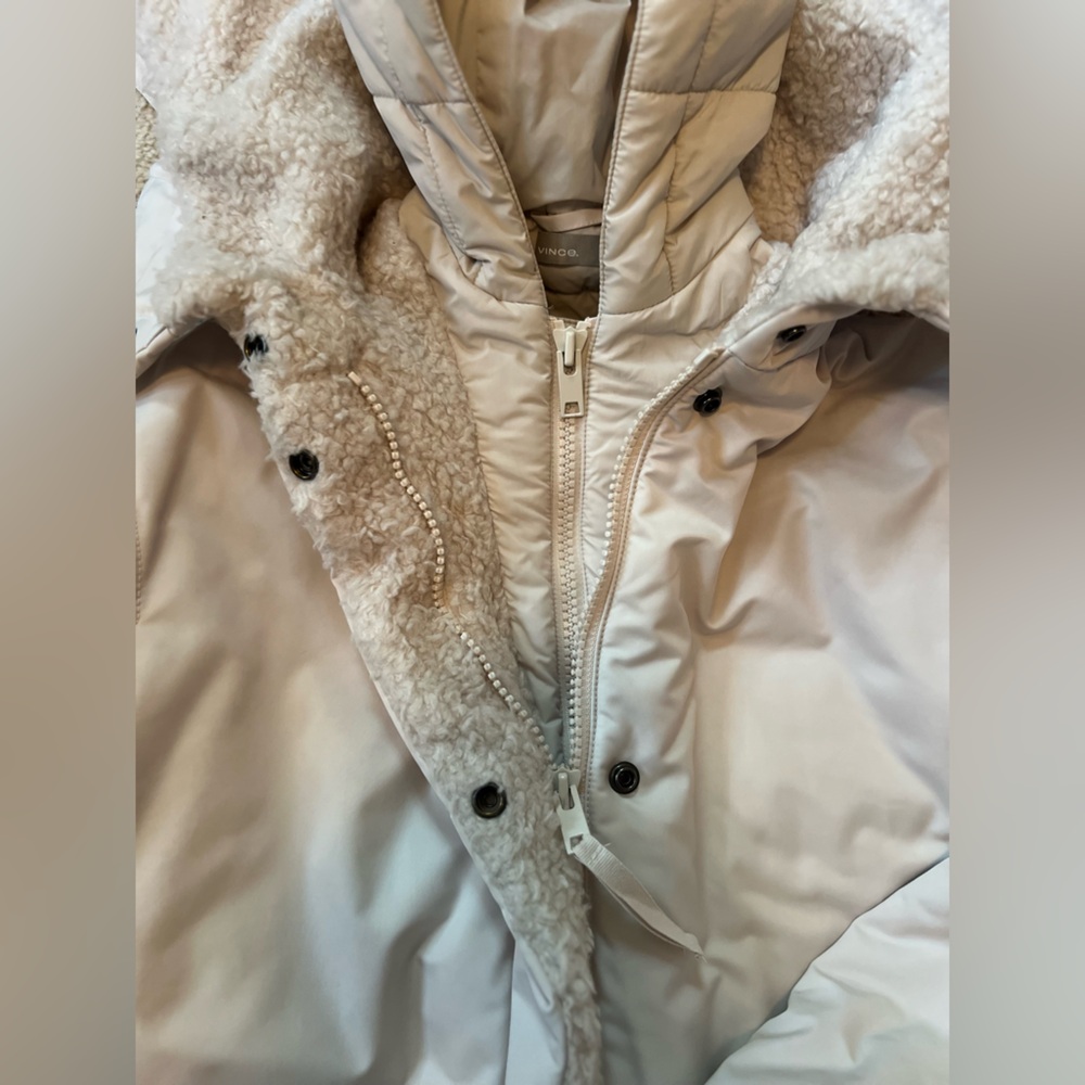 Vince Cream Puffer Jacket